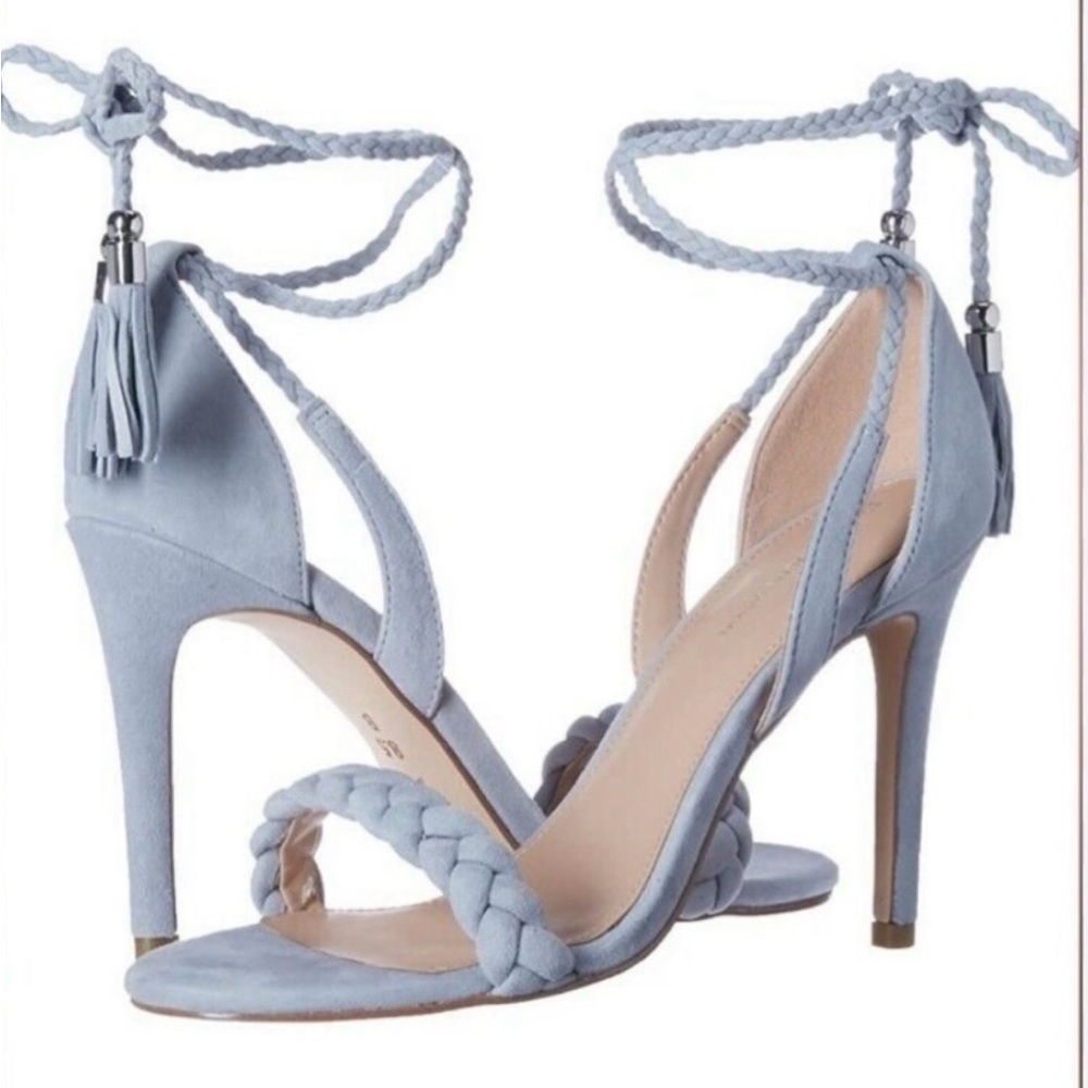 BCBGeneration Light Blue Strappy Heels
